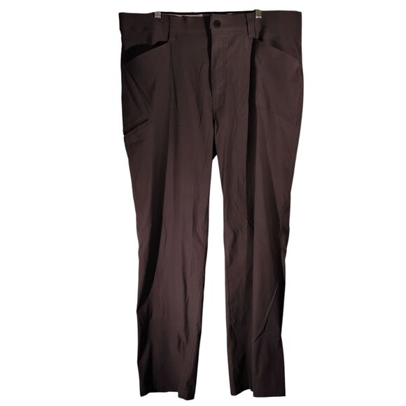 Orvis pants mens 40x32 navy blue nylon stretch performance water repellent media - Picture 1 of 10